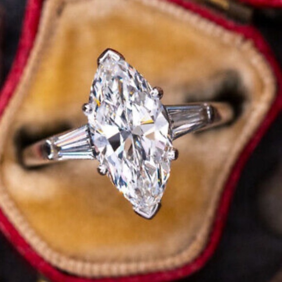 NWT 925 STERLING SILVER diamond 💍 Ring - Picture 3 of 7